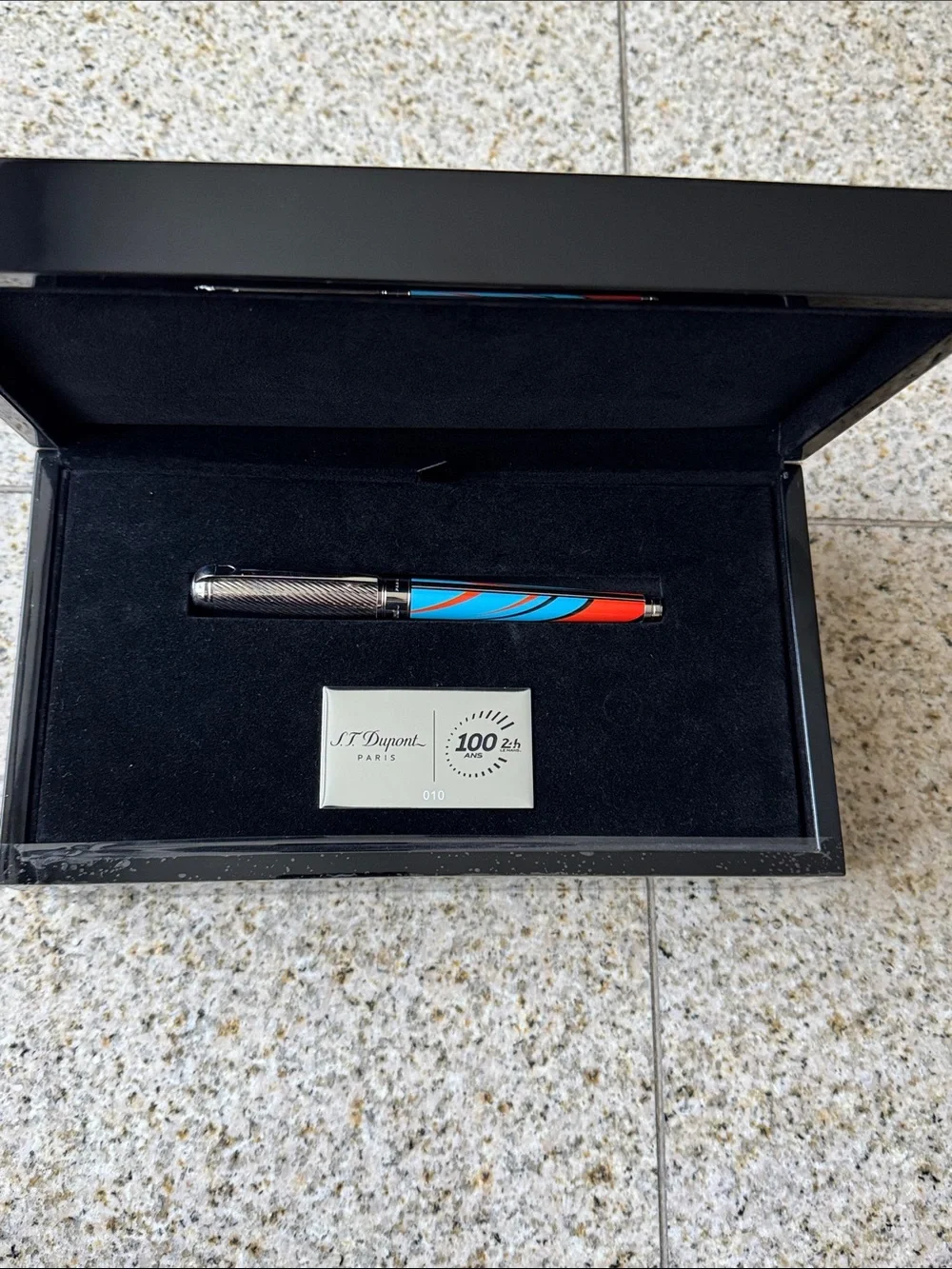 S.T. Dupont x 24H Le Mans Line D Large Blue Fountain Pen/Rollerball